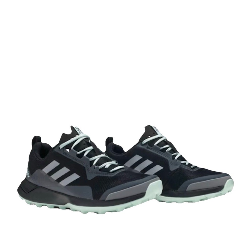 Adidas Terrex Soulstride Womens Trail Running Shoes Black Grey Mint EVA Sneaker - Picture 2 of 5